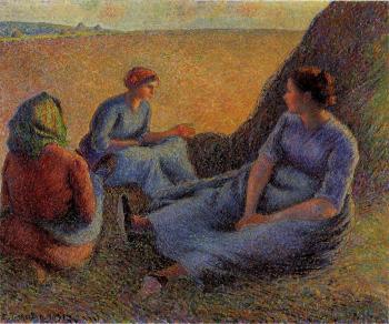 Camille Pissarro : Haymakers at Rest